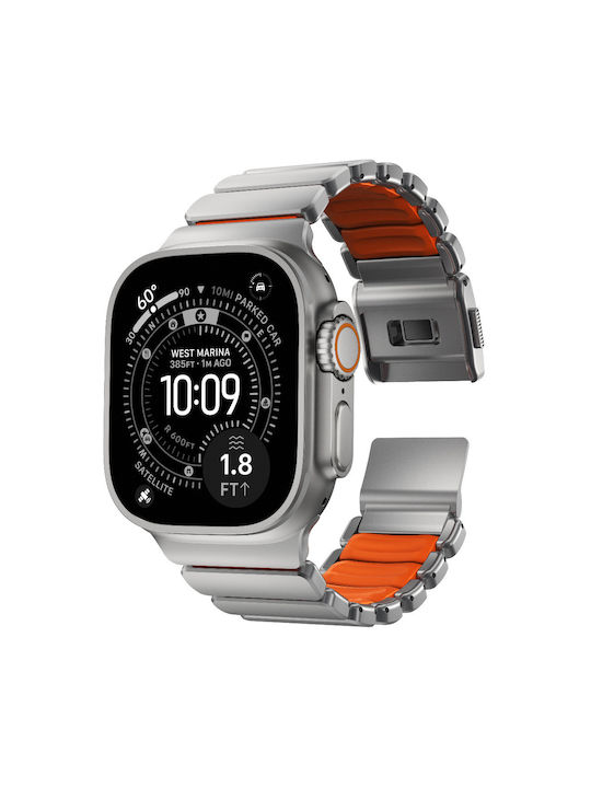 Nomad Λουράκι Ανοξείδωτο Ατσάλι Μπεζ (Apple Watch 44/45/46mm/Ultra 49mm)