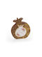 Zivas Tabletop Lucky Charm Pomegranate Brown 10cm 1pcs
