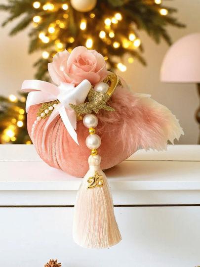 So Cute Tabletop Lucky Charm Pumpkin White made of Fabric 1pcs