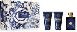 Versace Dylan Blue Men's Fragrance Set with Eau de Parfum 3 Pieces