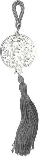 Marhome Hanging Lucky Charm Pomegranate Gray made of Metal 23cm 1pcs