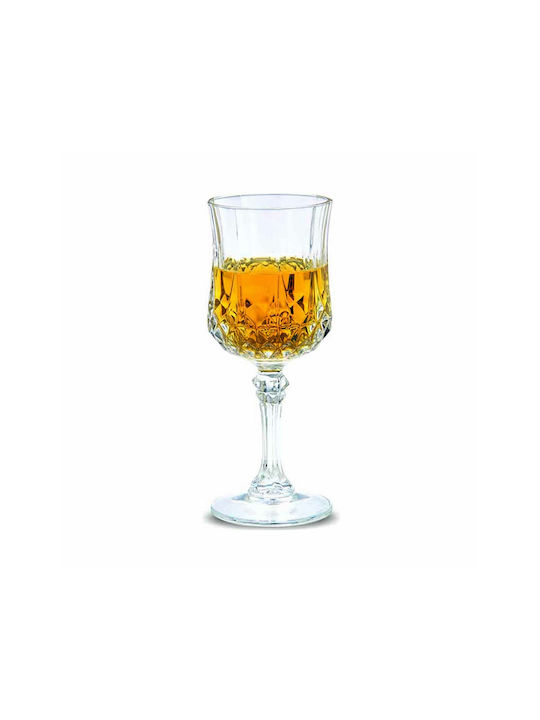 Homestyle Set of Glasses for White Wine made of Glass in White Color Stemmed 160ml 6pcs