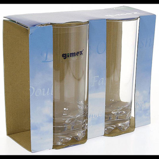 Gimex Set Gläser Wasser aus Glas 2Stück
