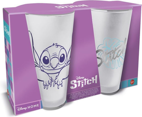 Stor Set Gläser aus Glas 490ml 2Stück
