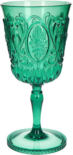 Zaros Set of Glasses Beer, μπίρας made of Plastic in Green Color 6pcs