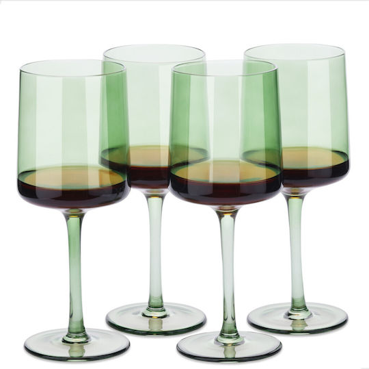 Navaris Set Pahare Vin Alb Cocteiluri Pentru Bere Pentru Apa Din Sticlă Verde 400ml 56212.05 4 Bucăți Navaris Set Pahare Vin Alb Cocteiluri Pentru Bere Pentru Apa Din Sticlă Verde 400ml 56212.05 4 Bucăți