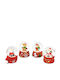 Crăciun Ornamental Borcan 4.5x4.5x6.2cm 1buc (desene și modele diverse)