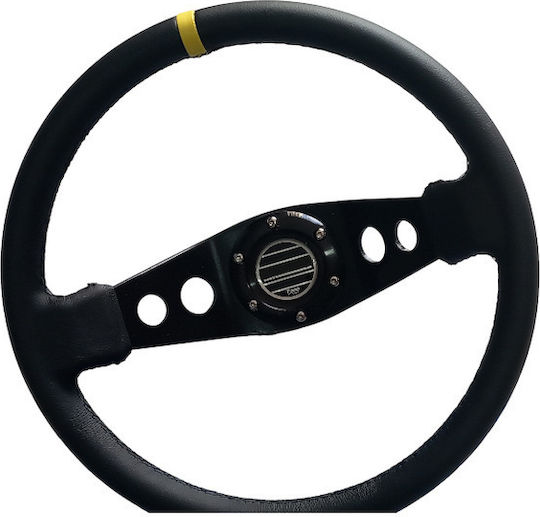 Autolenkrad mit Durchmesser 38cm Schwarz
