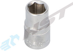 HST Tools Καρυδάκι Εξάγωνο με Καρέ Υποδοχής 1/2" Διάμετρος 13mm
