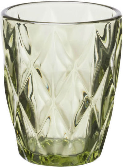 Cryspo Trio Kare Set Brillen Whiskey Glas Grün 220ml 6 Stück