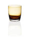 Cryspo Trio Irid Set of Glasses Whiskey made of Glass in Honey Color 6pcs