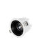 GloboStar Metallic Recessed Spot with Integrated LED and Natural White Light White 8x8cm. 1pcs