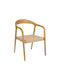 Dining Room Wooden Armchair Gray 56x56x78cm 2pcs