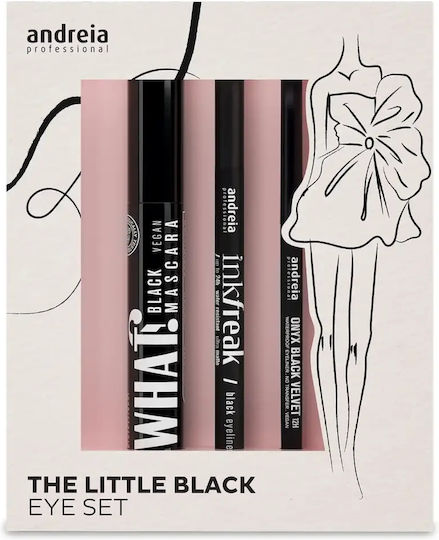 Andreia Professional The Little Black Makeup Set for the Eyes 3pcs