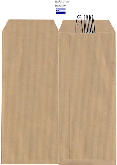 Plic Tacâmuri 10,5x24 90g Kraft 500 Buc