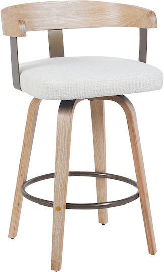 Hocker Bar Anesy Beige Shade 54x50x85cm Hocker Bar Anesy Beige Shade 54x50x85cm