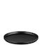 Espiel Gravity Matt Plate Shallow made of Melamine Black with Diameter 25cm 6pcs
