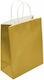 Metron Paper Bag for Gift Gold 31x12x42cm.