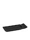 Espiel Plate Shallow Rectangular made of Porcelain Black 21x8.5cm 12pcs