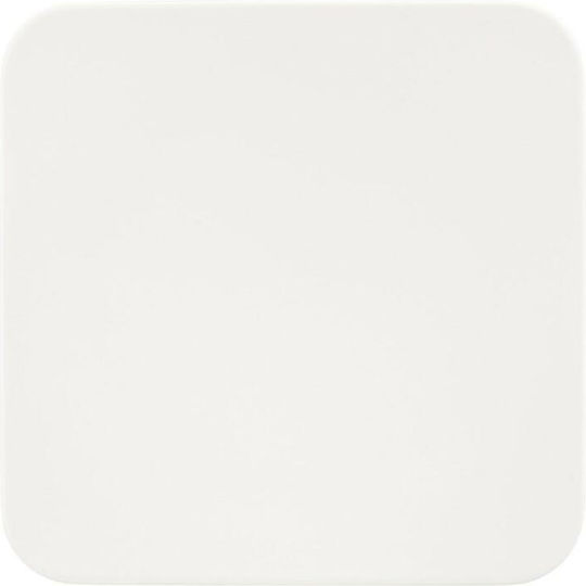 Espiel Fine Dining Plate Shallow Square made of Porcelain White 26x26cm 6pcs