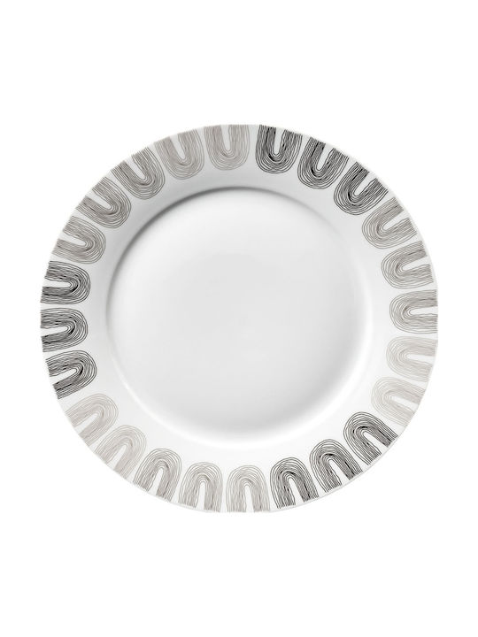 Ankor Plate Desert made of Porcelain Beige 19cm 6pcs