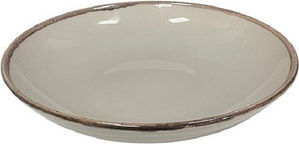 Espiel Vibes Plate Soup made of Porcelain Gray 23cm 6pcs