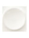 Eaton Dining Πιάτο Ρηχό Γυάλινο Λευκό με Διάμετρο 25.5cm