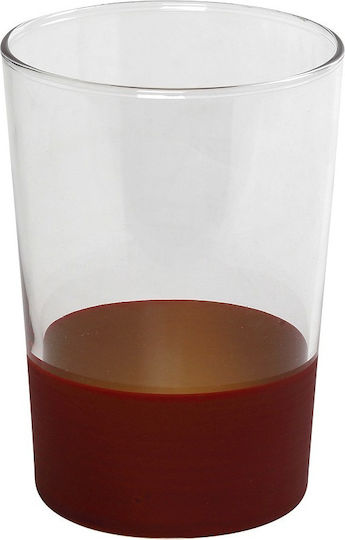 Espiel Alfa Set of Glasses Water made of Glass in Red Color 510ml 6pcs