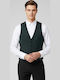 Men's Vest Slim Fit Light Green
