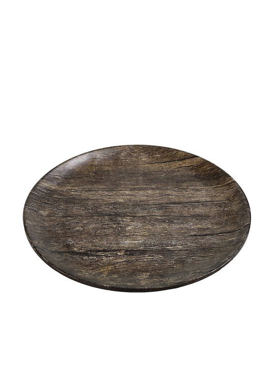 Espiel Farfurie plată Farfurie joasă Lemn Verde 28cm 6buc