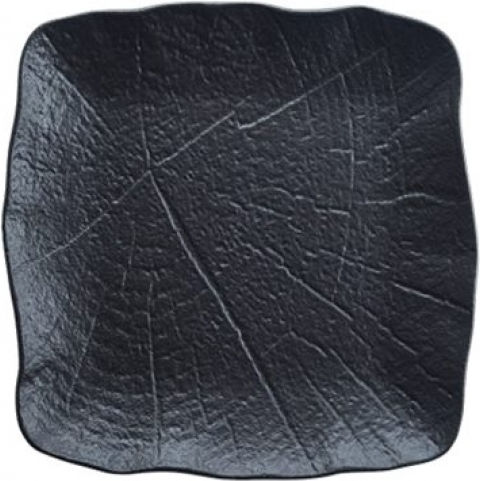 Bonna Farfurie joasă Pătrat din Porțelan Alb 15x15cm 12buc