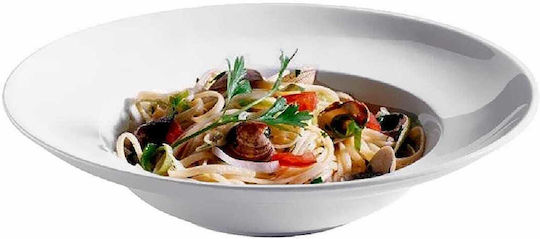 Yuk Teller Suppe aus Porzellan Weiß mit Durchmesser 27.5cm 6Stück