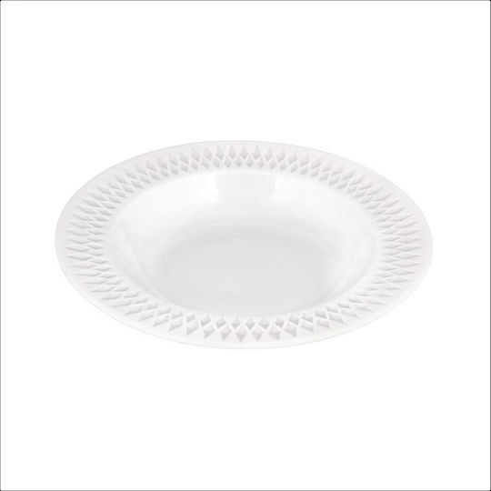 Oriana Ferelli Teller Suppe Weiß 23cm 6Stück
