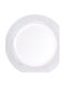 Oriana Ferelli Plate Shallow made of Porcelain Gray with Diameter 24cm 6pcs