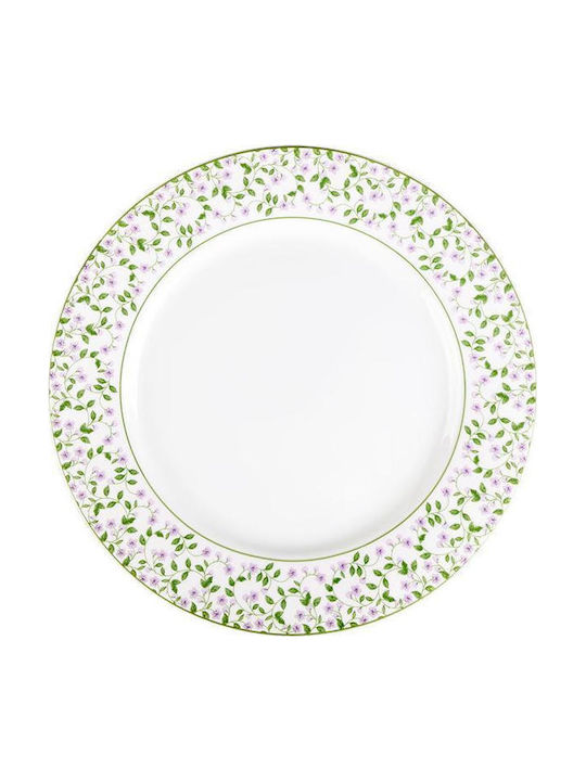 Oriana Ferelli Plate Shallow made of Porcelain White with Diameter 27cm 6pcs