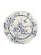 Oriana Ferelli Plate Shallow made of Porcelain Blue with Diameter 27cm 6pcs