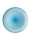 Lukanda Shine-b Plate Shallow made of Porcelain Light Blue 25cm 12pcs