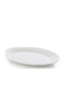 GTSA Trattoria Plate Shallow Oval made of Porcelain White 26x16.5cm 6pcs