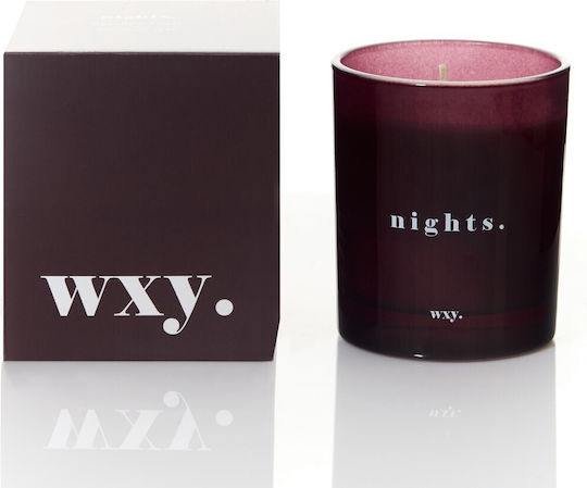 wxy. Αρωματικό Κερί Σόγιας Nights Classic σε Βάζο με Άρωμα Bourbon Sugar & Tobacco 200gr