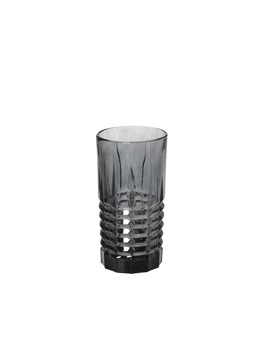 Espiel Patrick Set Gläser Wasser aus Glas in Gray Farbe 390ml 6Stück