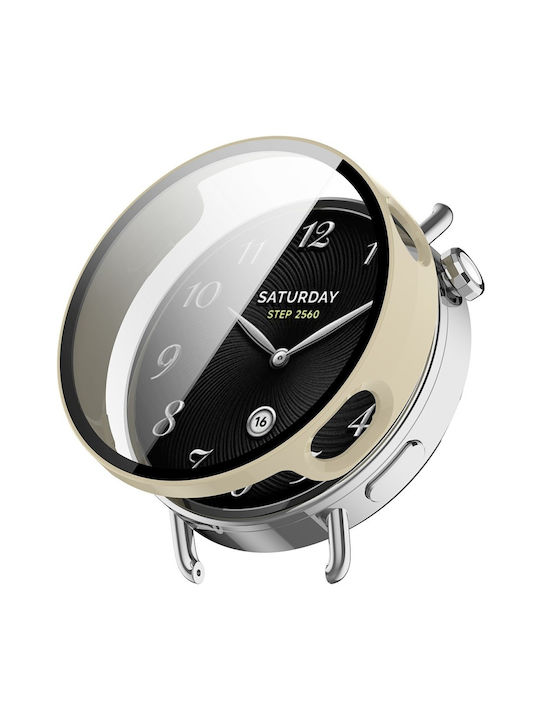 Hülle + Glas Xiaomi Watch S4 41mm Beiges