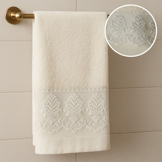 Lino Home Bath Towel Set 3pcs Cordon Ekru