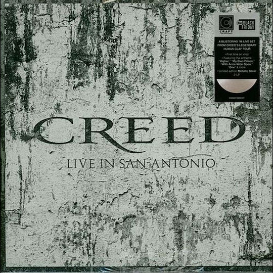 Creed Live In San Antonio 11 14 1999 Silver 2 Vinyl