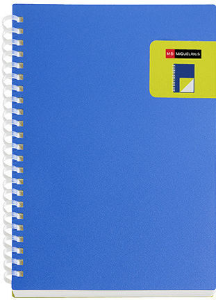 Miquelrius Spiral Notebook Blank 80 Sheets White 1pcs