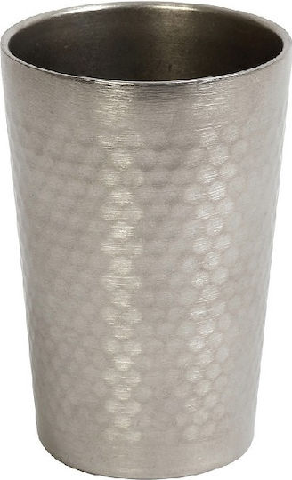 Espiel Snow Set of Glasses Made of Inox in Grey Colour 350ml 3 Pieces