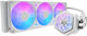 CoolerMaster ML 360 Atmos II VRM Water Cooling System AIO CPU with 3 120mm Fans and ARGB Lighting White