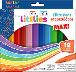 The Littlies Μαρκαδόροι 5mm Σετ 12 χρώματα The Littlies Μαρκαδόροι 5mm Σετ 12 χρώματα