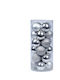 Artezan Weihnachtsbaumschmuck Kugel Ornament 8cm Söllinas Silber 24 Stück