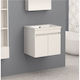 Inter Ceramic Waschtisch mit Waschbecken L50xB39xH45cm Weiß