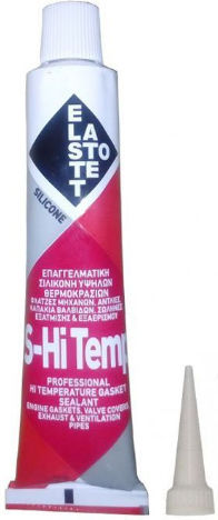 Elastotet Silikon-Dichtungsmittel Hohe Temperatur Rot 80ml 1Stück